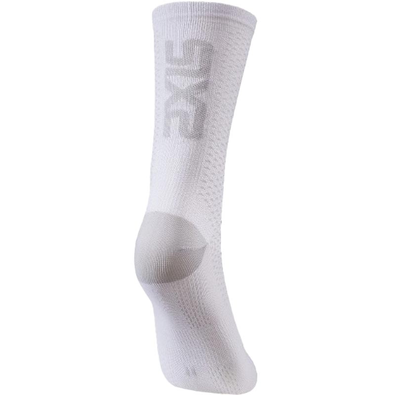 Functionele sokken SIXS SHORT LOGO V2 zilver-wit