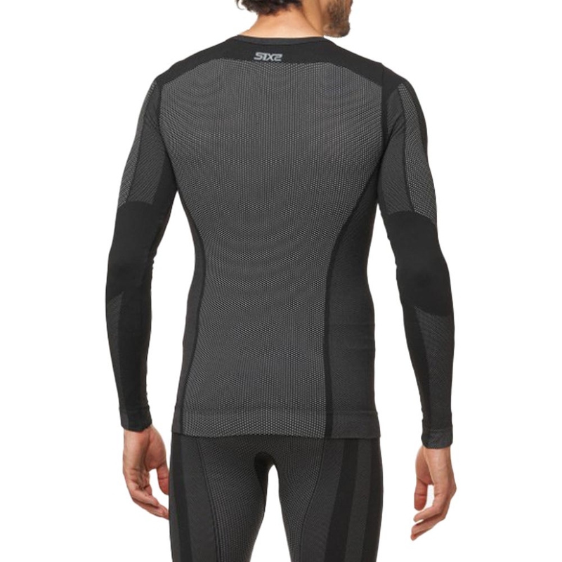 SIXS TS2 V2 functioneel shirt met lange mouwen, zwart carbon