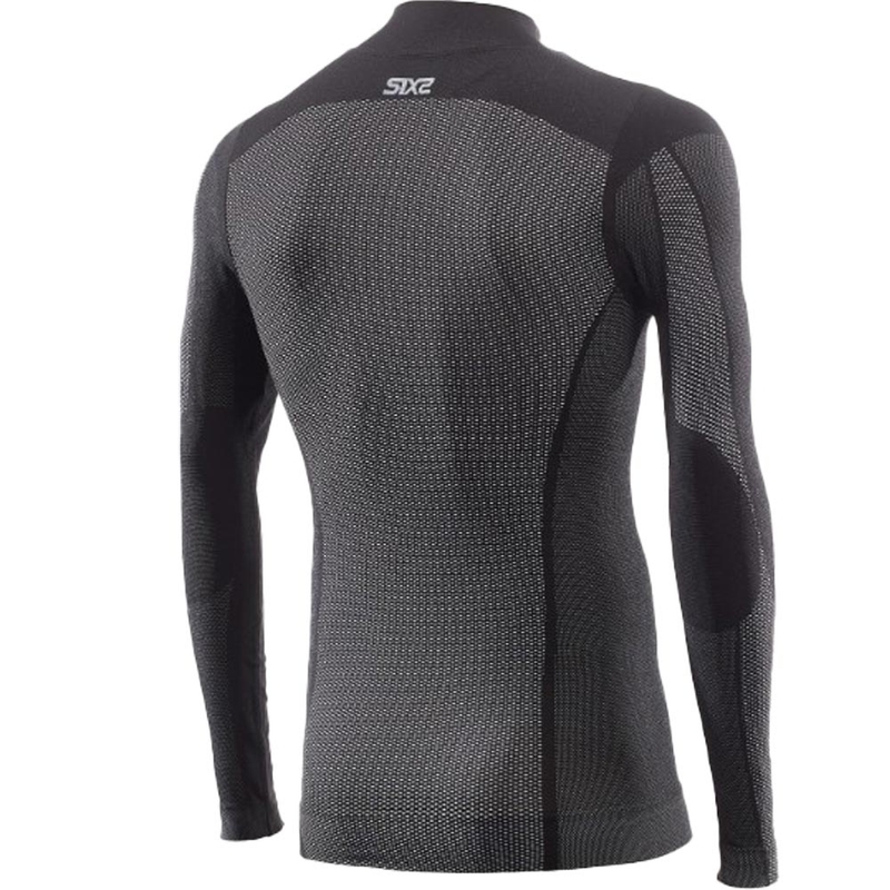 Functioneel T-shirt met lange mouwen SIXS TS3 V2 zwart carbon