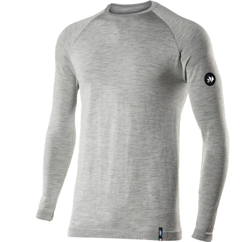Thermisch T-shirt met lange mouwen SIXS TS2 MERINOS grijs