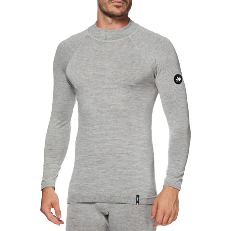 Thermisch T-shirt met lange mouwen SIXS TS3 MERINOS grijs