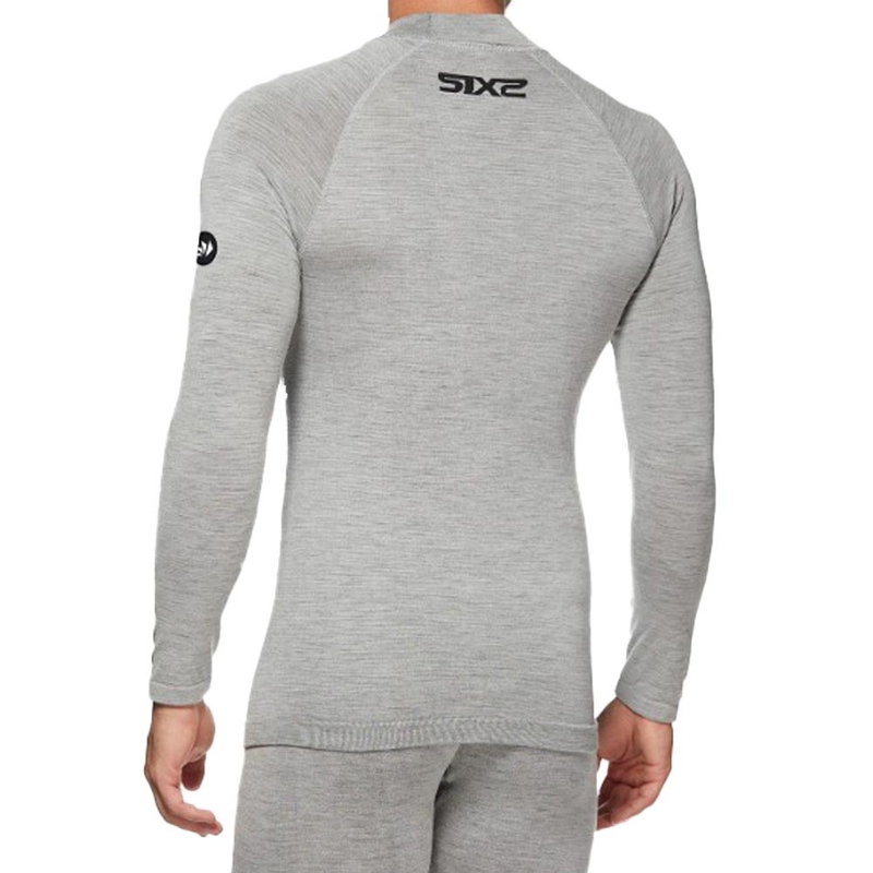 Thermisch T-shirt met lange mouwen SIXS TS3 MERINOS grijs
