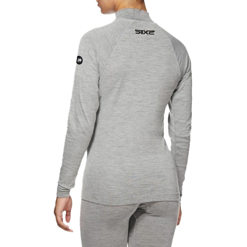 Thermisch T-shirt met lange mouwen SIXS TS3 MERINOS grijs