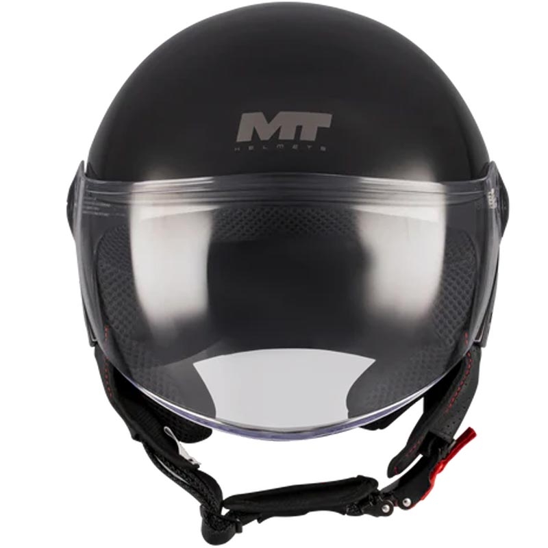 Open motorhelm MT Street S Pure A1 zwart