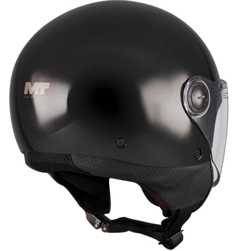 Open motorhelm MT Street S Pure A1 zwart