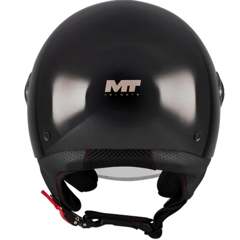 Open motorhelm MT Street S Pure A1 zwart