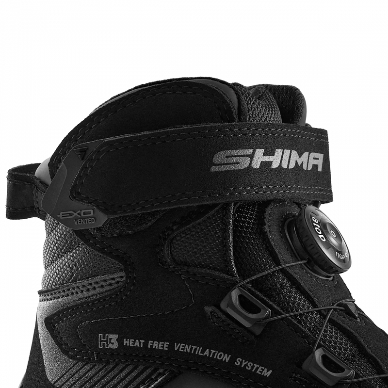 Shima Exo motorlaarzen zwart-zwart