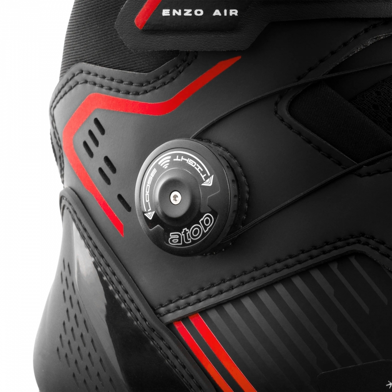 Shima Enzo Air motorlaarzen zwart-rood