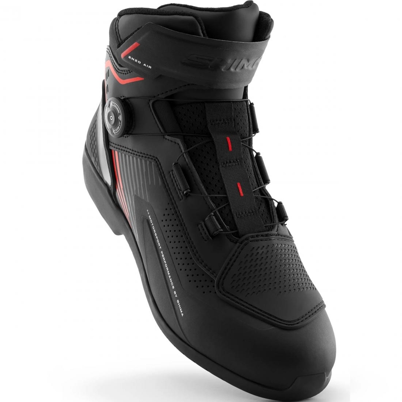Shima Enzo Air motorlaarzen zwart-rood
