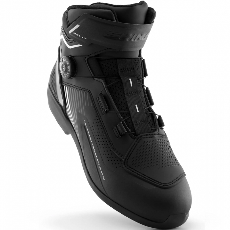 Shima Enzo Air motorlaarzen zwart-wit