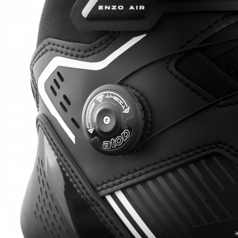 Shima Enzo Air motorlaarzen zwart-wit