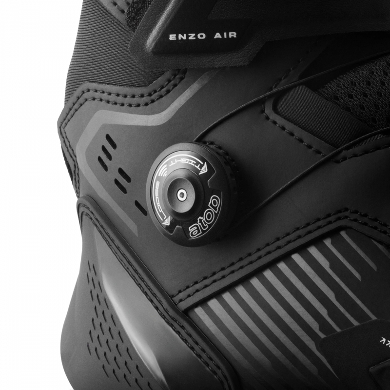 Shima Enzo Air motorlaarzen zwart-zwart
