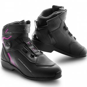 Damesmotorlaarzen Shima Enzo Air zwart-roze