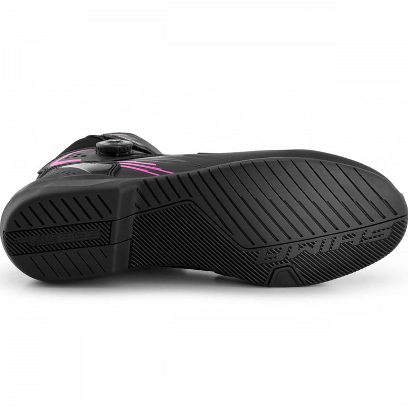 Damesmotorlaarzen Shima Enzo Air zwart-roze