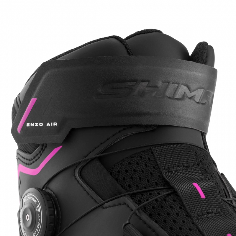 Damesmotorlaarzen Shima Enzo Air zwart-roze