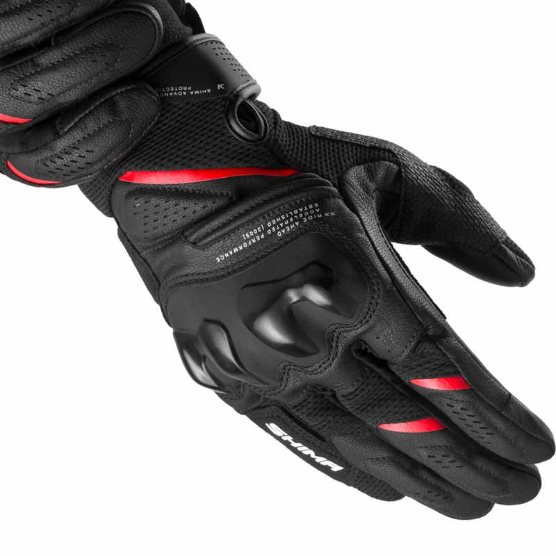 Shima Spark 3.0 motorhandschoenen zwart-rood