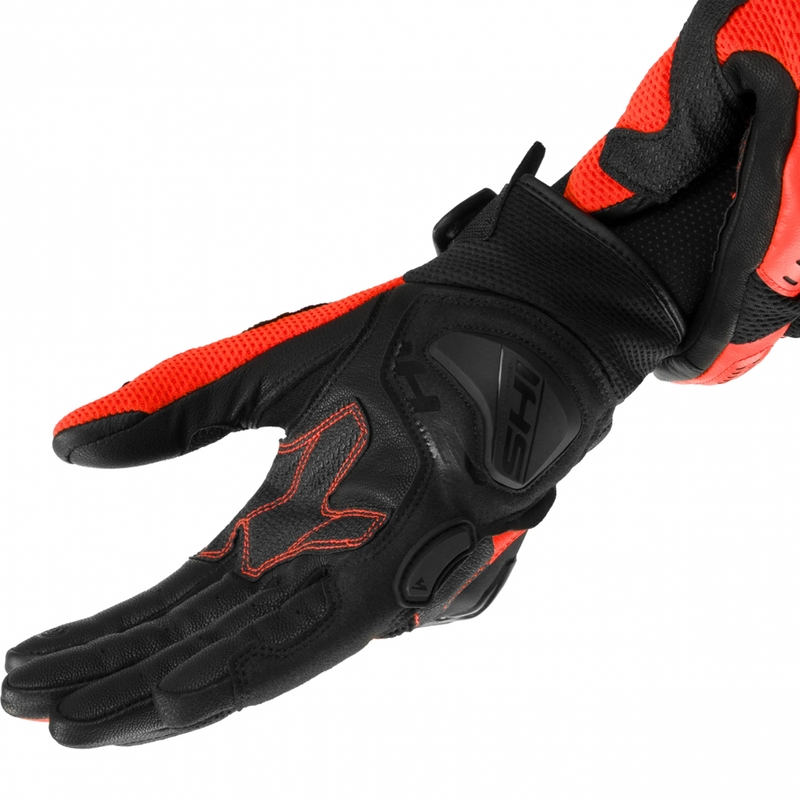 Shima Spark 3.0 motorhandschoenen fluorescerend rood