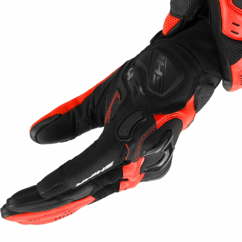 Shima Spark 3.0 motorhandschoenen fluorescerend rood
