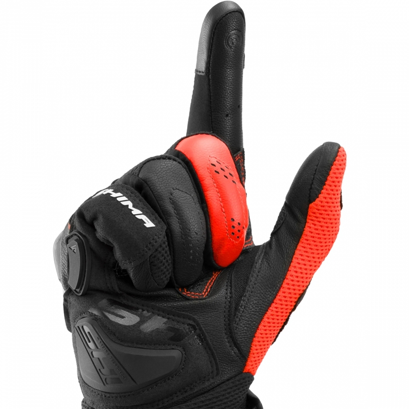 Shima Spark 3.0 motorhandschoenen fluorescerend rood