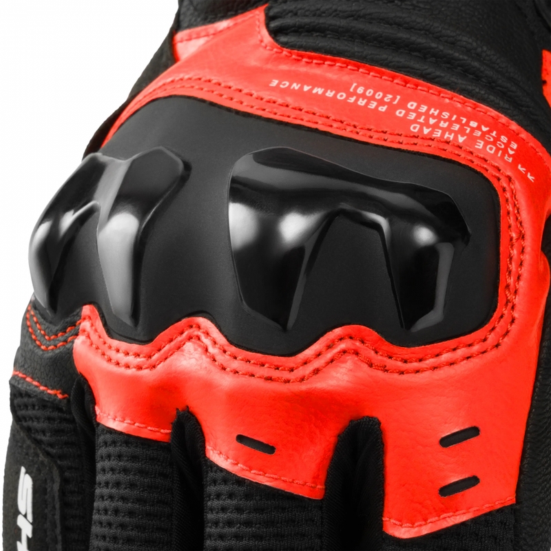 Shima Spark 3.0 motorhandschoenen fluorescerend rood