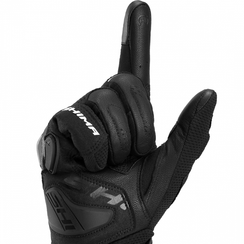 Motorhandschoenen voor dames van Shima Spark 3.0 in zwart-wit.