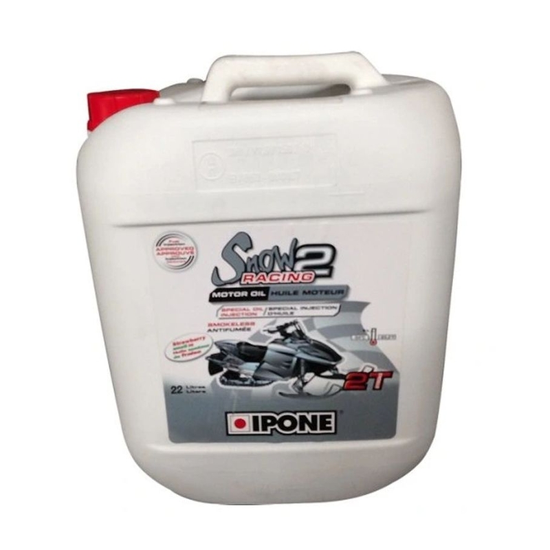 Sneeuwscooterolie Ipone 2T Snow racing 22 l aardbei