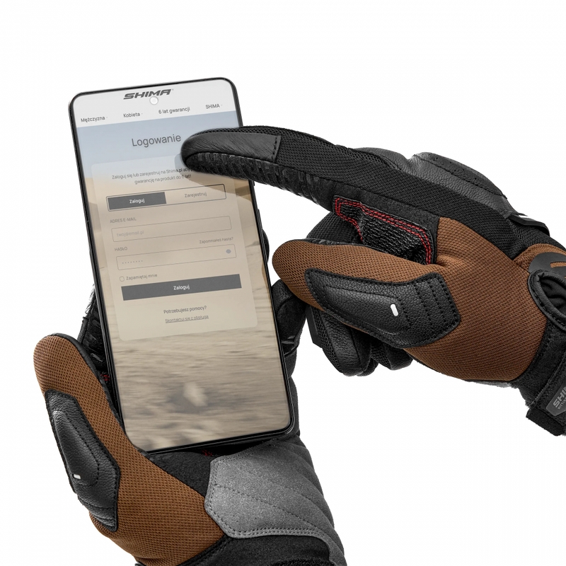 Shima Blaze 3.0 motorhandschoenen bruin