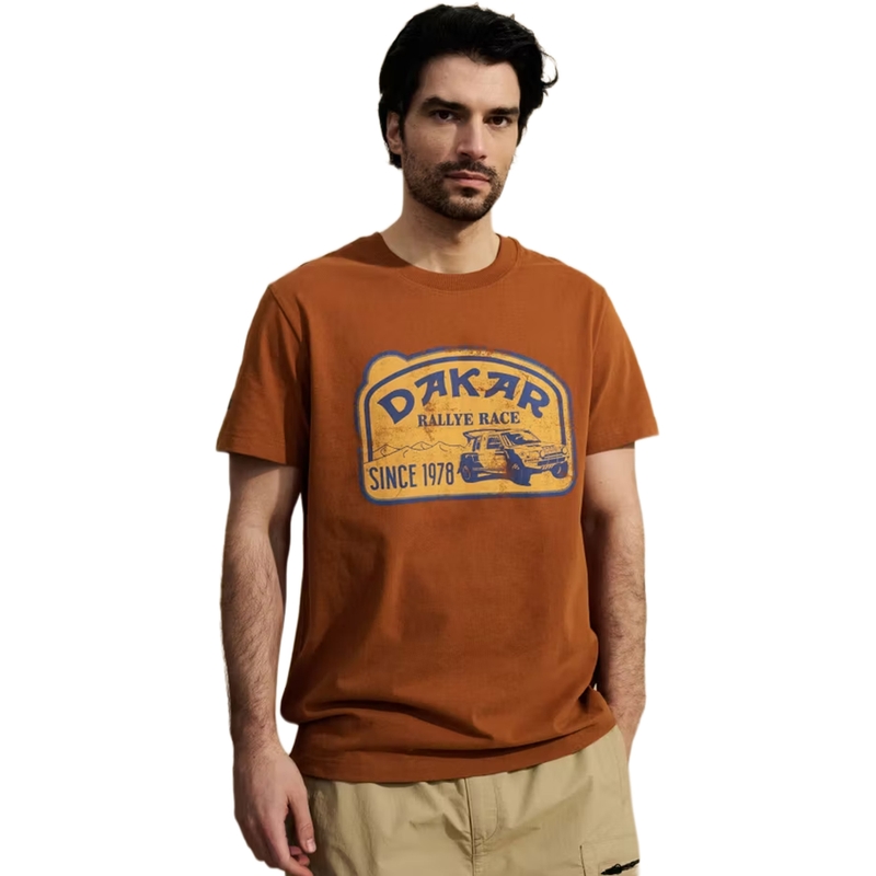 Dakar Truck T-shirt bruin