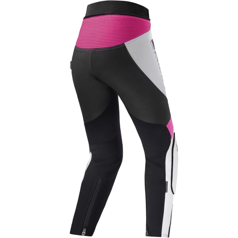 Damesmotorbroek Shima Miura 2.0 zwart-fluo roze