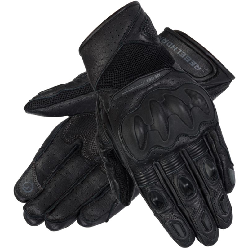 Rebelhorn Flux II Motorhandschoenen voor dames Zwart