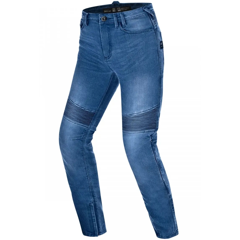 Dames lange motorbroek Shima Zenith blauw