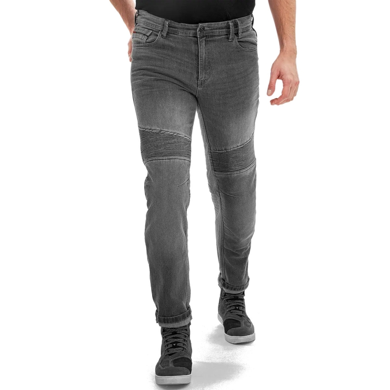 Shima Zenith grijze lange motorjeans