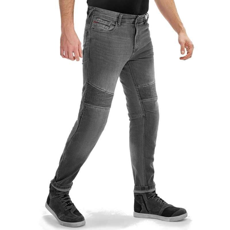 Shima Zenith grijze lange motorjeans