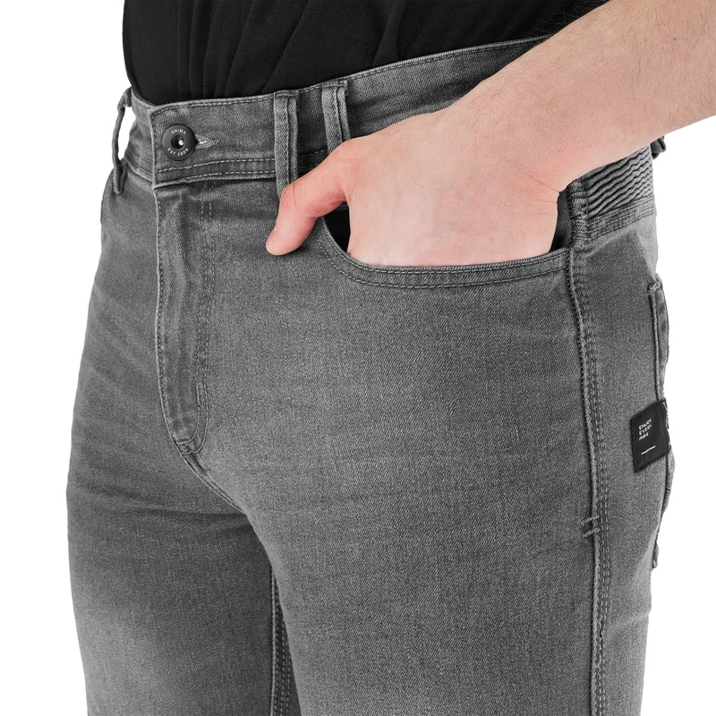 Shima Zenith grijze lange motorjeans