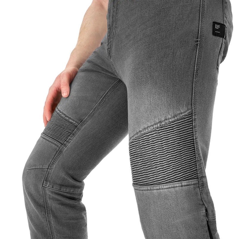 Shima Zenith grijze lange motorjeans