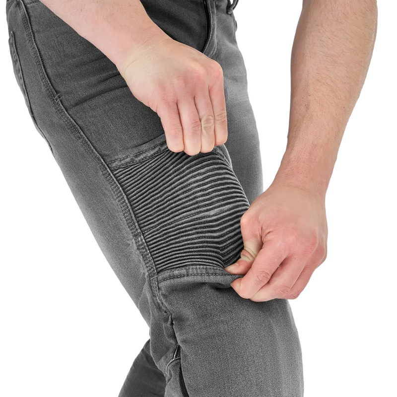 Shima Zenith grijze lange motorjeans