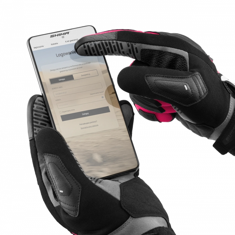 Damesmotorhandschoenen Shima Blaze 3.0 roze