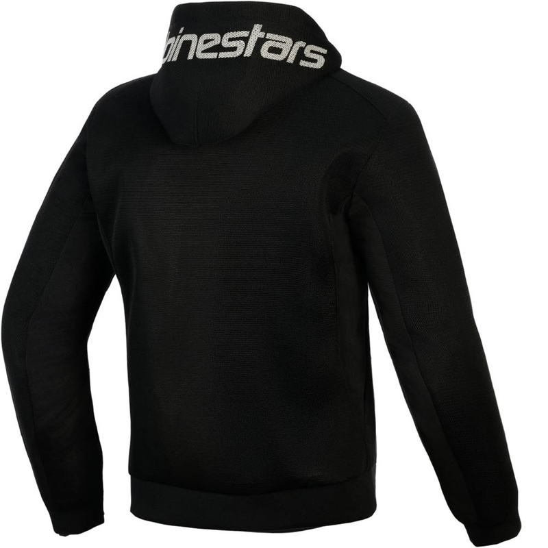 Alpinestars Chrome Superairflow motorsweatshirt zwart-donkergrijs-wit