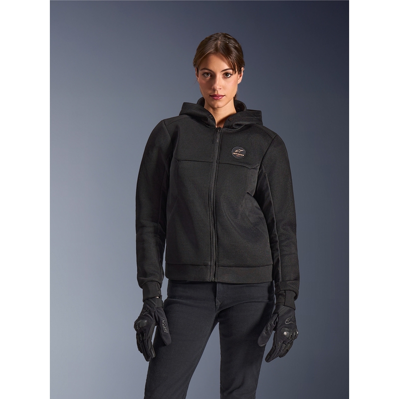 Alpinestars Stella Chrome Superairflow dames motorjas zwart-koper