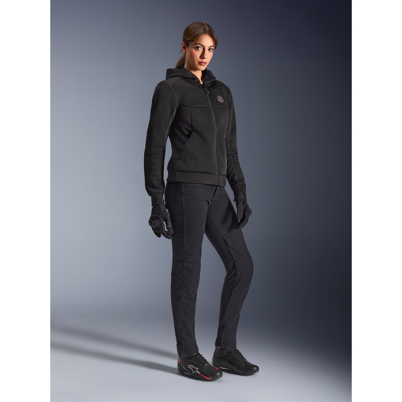 Alpinestars Stella Chrome Superairflow dames motorjas zwart-koper