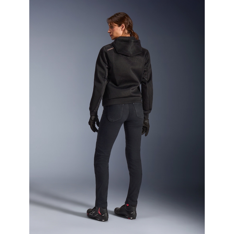 Alpinestars Stella Chrome Superairflow dames motorjas zwart-koper