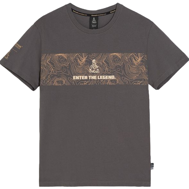 Dakar High 263 T-shirt in grafietkleur
