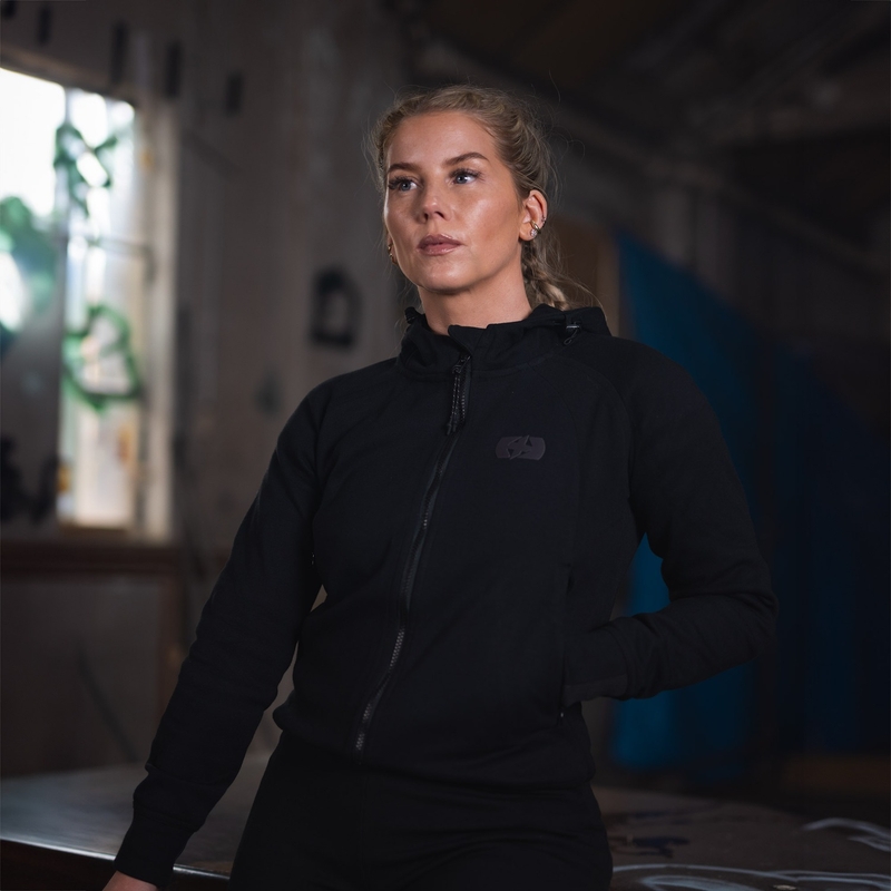 Oxford Armourlite AA Contour motorjas voor dames, zwart