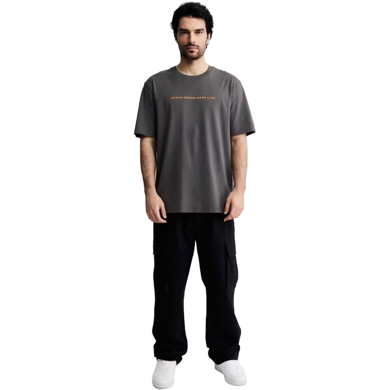Dakar Dare T-shirt in grafietkleur