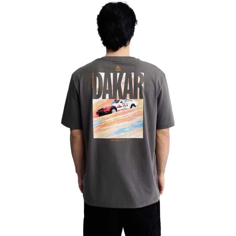 Dakar Dare T-shirt in grafietkleur