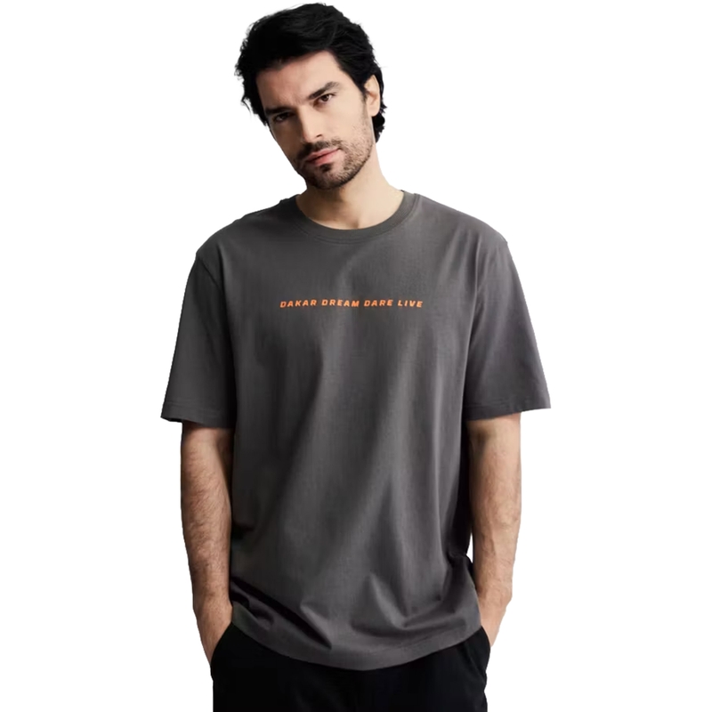 Dakar Dare T-shirt in grafietkleur