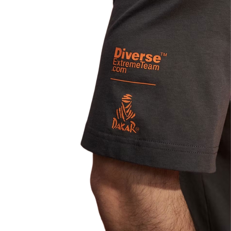 Dakar Dare T-shirt in grafietkleur