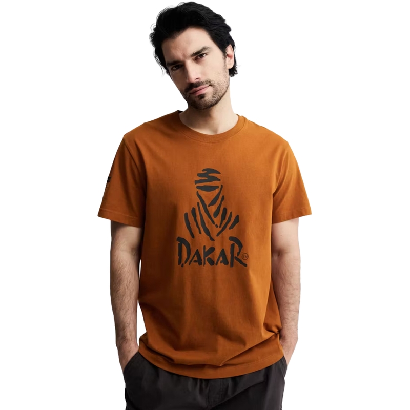 Dakar Logo 263 T-shirt bruin