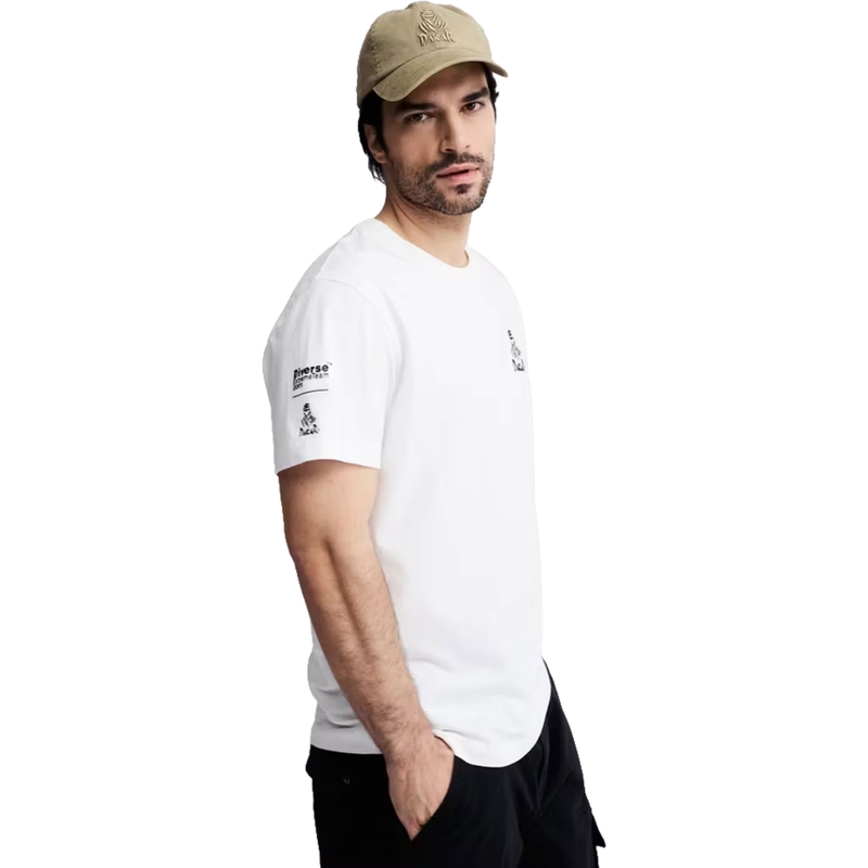 Dakar Logo T-shirt SMW263 wit