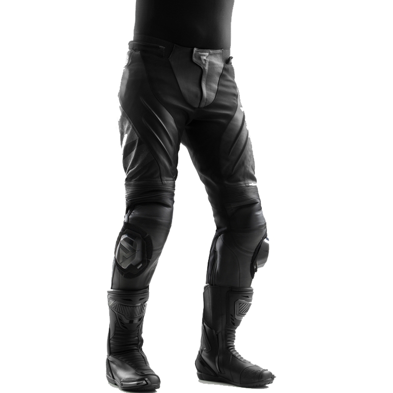 Rebelhorn Inferno leren motorbroek zwart